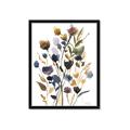 Picture of Hued Blooms I _GroupedProduct_Rectangle_Portrait_Framed_Matted_