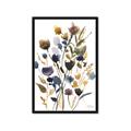 Picture of Hued Blooms I _GroupedProduct_Rectangle_Portrait_Framed_Matted_