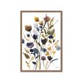 Picture of Hued Blooms I _GroupedProduct_Rectangle_Portrait_Framed_Matted_