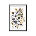Picture of Hued Blooms I _GroupedProduct_Rectangle_Portrait_Framed_Matted_