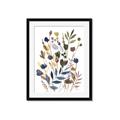 Picture of Hued Blooms II _GroupedProduct_Rectangle_Portrait_Framed_Matted_