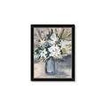 Picture of Bouquet in Blue Vase _GroupedProduct_Rectangle_Portrait_Framed_Matted_