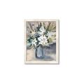 Picture of Bouquet in Blue Vase _GroupedProduct_Rectangle_Portrait_Framed_Matted_