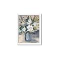 Picture of Bouquet in Blue Vase _GroupedProduct_Rectangle_Portrait_Framed_Matted_