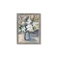 Picture of Bouquet in Blue Vase _GroupedProduct_Rectangle_Portrait_Framed_Matted_