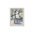 Picture of Bouquet in Blue Vase _GroupedProduct_Rectangle_Portrait_Framed_Matted_