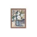 Picture of Bouquet in Blue Vase _GroupedProduct_Rectangle_Portrait_Framed_Matted_