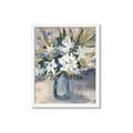 Picture of Bouquet in Blue Vase _GroupedProduct_Rectangle_Portrait_Framed_Matted_