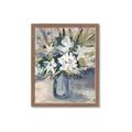 Picture of Bouquet in Blue Vase _GroupedProduct_Rectangle_Portrait_Framed_Matted_