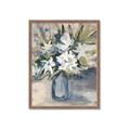 Picture of Bouquet in Blue Vase _GroupedProduct_Rectangle_Portrait_Framed_Matted_