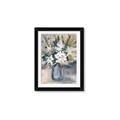 Picture of Bouquet in Blue Vase _GroupedProduct_Rectangle_Portrait_Framed_Matted_