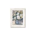 Picture of Bouquet in Blue Vase _GroupedProduct_Rectangle_Portrait_Framed_Matted_