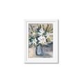 Picture of Bouquet in Blue Vase _GroupedProduct_Rectangle_Portrait_Framed_Matted_
