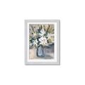Picture of Bouquet in Blue Vase _GroupedProduct_Rectangle_Portrait_Framed_Matted_