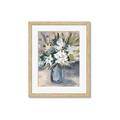 Picture of Bouquet in Blue Vase _GroupedProduct_Rectangle_Portrait_Framed_Matted_