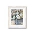Picture of Bouquet in Blue Vase _GroupedProduct_Rectangle_Portrait_Framed_Matted_