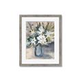 Picture of Bouquet in Blue Vase _GroupedProduct_Rectangle_Portrait_Framed_Matted_