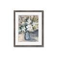 Picture of Bouquet in Blue Vase _GroupedProduct_Rectangle_Portrait_Framed_Matted_