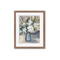 Picture of Bouquet in Blue Vase _GroupedProduct_Rectangle_Portrait_Framed_Matted_