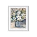 Picture of Bouquet in Blue Vase _GroupedProduct_Rectangle_Portrait_Framed_Matted_