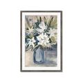 Picture of Bouquet in Blue Vase _GroupedProduct_Rectangle_Portrait_Framed_Matted_