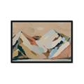 Picture of Colorblocked Mountains _GroupedProduct_Rectangle_Landscape_Framed_Matted_