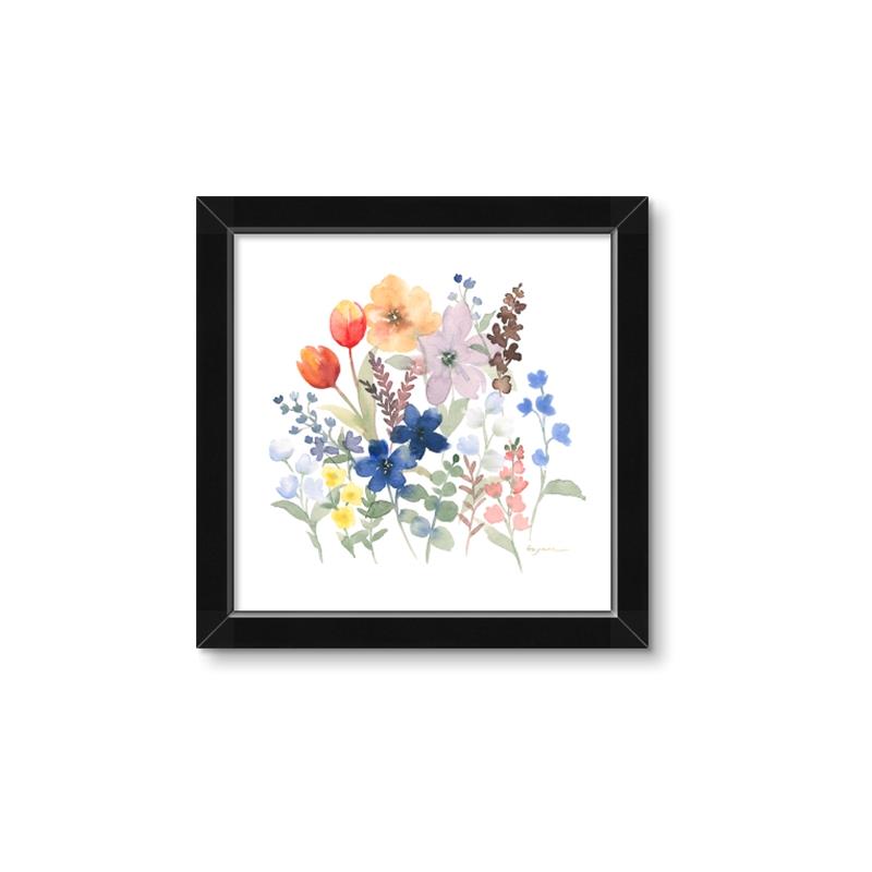 Picture of Spring Flowers II _GroupedProduct_Square_Framed_Matted_