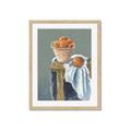 Picture of Basket of Oranges _GroupedProduct_Rectangle_Portrait_Framed_Matted_