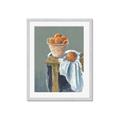 Picture of Basket of Oranges _GroupedProduct_Rectangle_Portrait_Framed_Matted_