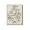 Picture of Sketched Florals _GroupedProduct_Rectangle_Portrait_Framed_Matted_