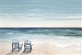 Picture of Two  Adirondack Chairs on the Beach _GroupedProduct_Rectangle_Landscape_Unframed_Print_Only_