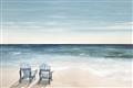 Picture of Two  Adirondack Chairs on the Beach _GroupedProduct_Rectangle_Landscape_Unframed_Print_Only_
