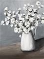 Picture of White flower in vase _GroupedProduct_Rectangle_Portrait_Unframed_Print_Only_