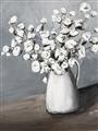 Picture of White flower in vase _GroupedProduct_Rectangle_Portrait_Unframed_Print_Only_
