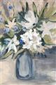 Picture of Bouquet in Blue Vase _GroupedProduct_Rectangle_Portrait_Unframed_Print_Only_