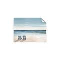 Picture of Two  Adirondack Chairs on the Beach _GroupedProduct_Rectangle_Landscape_Unframed_Print_Only_