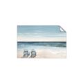 Picture of Two  Adirondack Chairs on the Beach _GroupedProduct_Rectangle_Landscape_Unframed_Print_Only_
