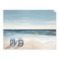 Picture of Two  Adirondack Chairs on the Beach _GroupedProduct_Rectangle_Landscape_Unframed_Print_Only_