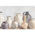 Picture of Vases on wooden table _GroupedProduct_Rectangle_Landscape_Unframed_Print_Only_
