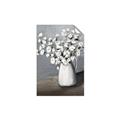 Picture of White flower in vase _GroupedProduct_Rectangle_Portrait_Unframed_Print_Only_