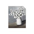 Picture of White flower in vase _GroupedProduct_Rectangle_Portrait_Unframed_Print_Only_