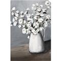 Picture of White flower in vase _GroupedProduct_Rectangle_Portrait_Unframed_Print_Only_