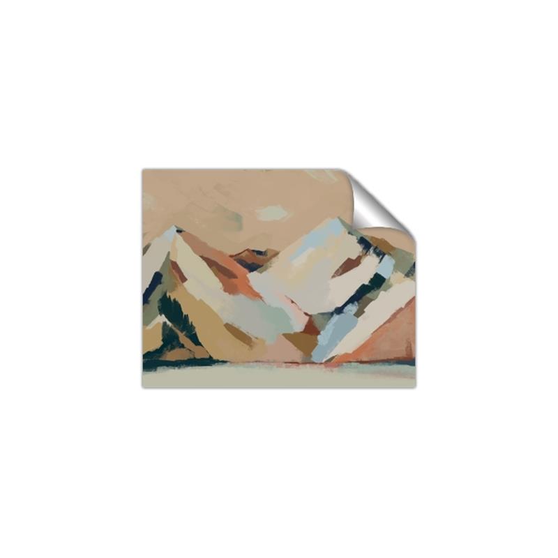 Picture of Colorblocked Mountains _GroupedProduct_Rectangle_Landscape_Unframed_Print_Only_