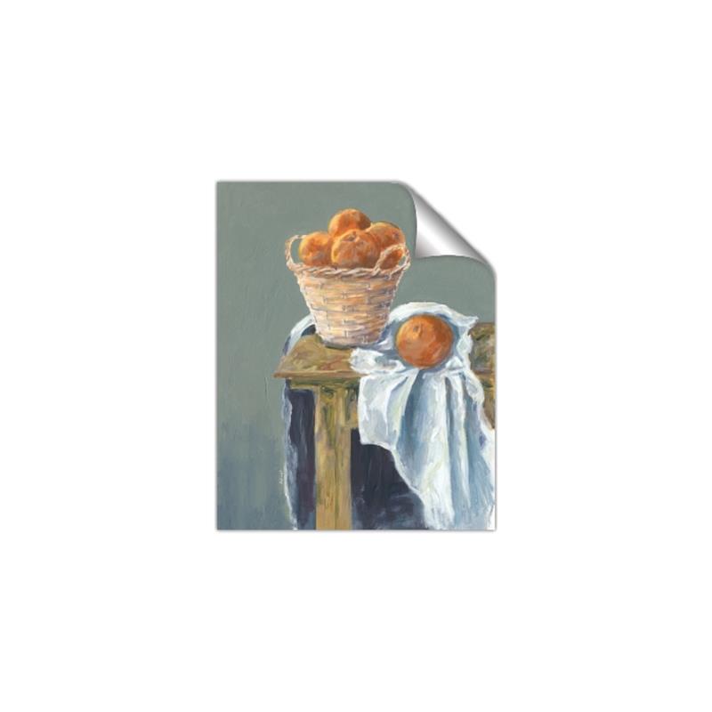 Picture of Basket of Oranges _GroupedProduct_Rectangle_Portrait_Unframed_Print_Only_