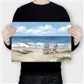 Picture of Chairs on beach _GroupedProduct_Rectangle_Landscape_Canvas_