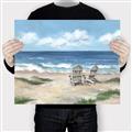 Picture of Chairs on beach _GroupedProduct_Rectangle_Landscape_Canvas_