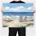 Picture of Chairs on beach _GroupedProduct_Rectangle_Landscape_Canvas_