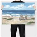 Picture of Chairs on beach _GroupedProduct_Rectangle_Landscape_Canvas_