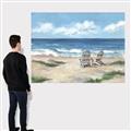 Picture of Chairs on beach _GroupedProduct_Rectangle_Landscape_Canvas_