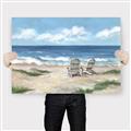 Picture of Chairs on beach _GroupedProduct_Rectangle_Landscape_Canvas_